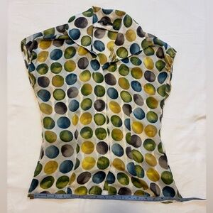 Hugo Boss Silk Polka Dot Blouse